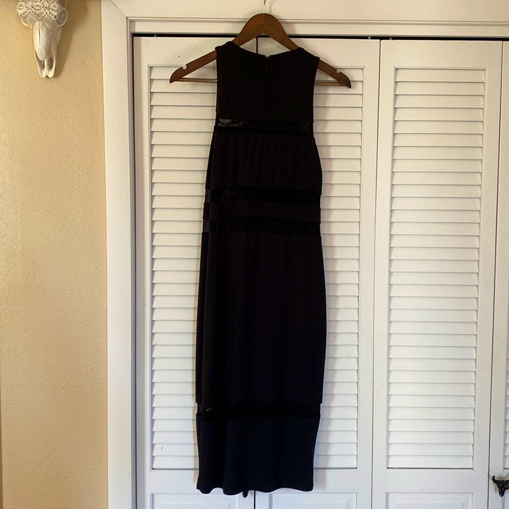Express midi, bodycon, black dress. Only worn once, excellent condition.